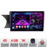 Navigatie Mercedes C W204 NTG4.5 2012-2015 4+64 InCell Display 1K Android Waze USB Navigatie Internet Youtube Radio Kit-w204-N45+EDT