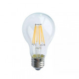 Bec LED CVMORE cu filament lumina calda 6W E27 480 lm clasa energetica A+ - E27.00132