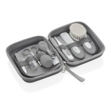 Set ingrijire unghii bebelusi cu 9 piese BabyJem Grooming Set (Culoare: Gri)