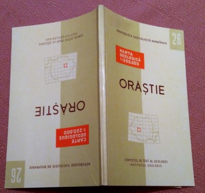 Orastie. Nota explicativa Institutul Geologic, 1968 - Nu contine harta geologica foto