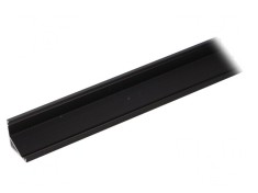 Profil aluminiu negru pentru module LED 2m CABI12