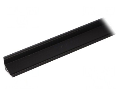 Profil aluminiu negru pentru module LED 2m CABI12 foto