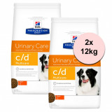 Hill&amp;#039;s Prescription Diet Canine c/d Multicare 2 x 12 kg, Hill&#039;s