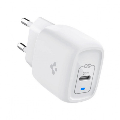 Incarcator Priza Type-C PD 20W, 3A - Spigen Power Arc (PE2009EU) - White foto