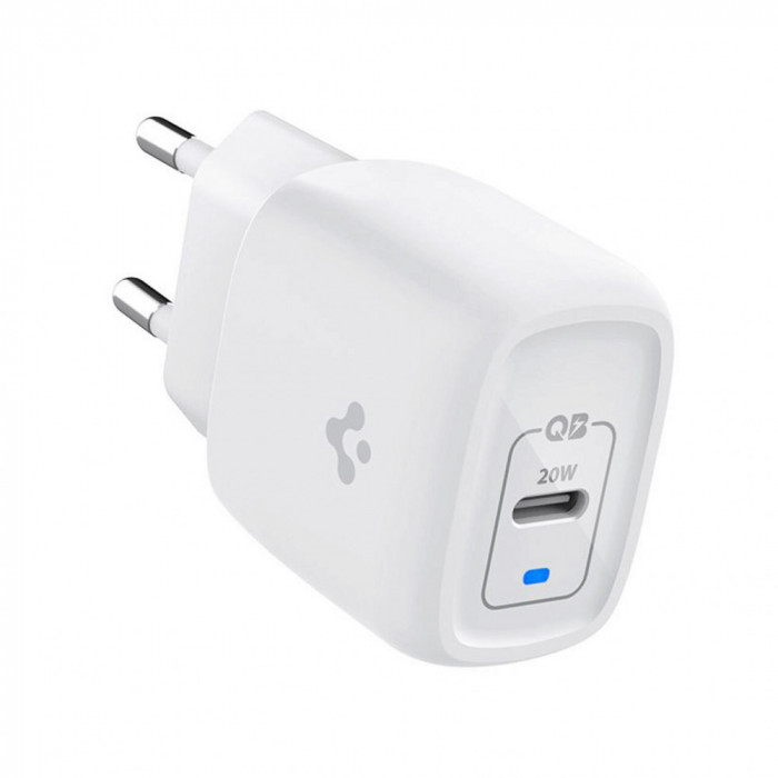 Incarcator Priza Type-C PD 20W, 3A - Spigen Power Arc (PE2009EU) - White