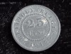 C50 - Moneda foarte veche - Belgia - 25 centimes - 1915, Europa
