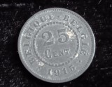 C50 - Moneda foarte veche - Belgia - 25 centimes - 1915, Europa