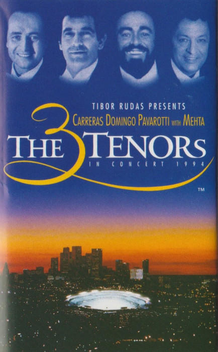 Caseta audio Carreras - Domingo - Pavarotti &lrm;&ndash; The 3 Tenors In Concert