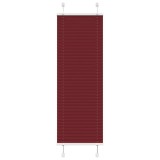 Jaluzea plisată Bordeaux Roșu 40x150 cm Lățime țesătură