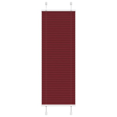 Jaluzea plisată Bordeaux Roșu 40x150 cm Lățime țesătură foto