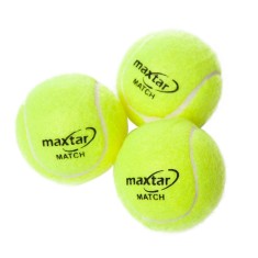 Set 3 mingi pentru tenis de camp Maxtar, verde foto