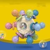 Jucarie senzoriala pentru dentitie, Silicon, fara BPA, Manhattan Atomic, +0 luni