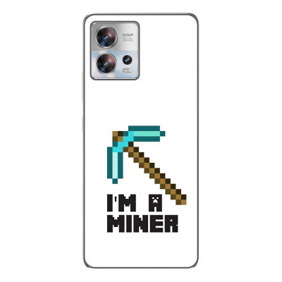 Husa compatibila cu Motorola Edge 30 Fusion Silicon Gel Tpu Model Minecraft Miner foto