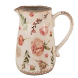 Carafa decorativa ceramica multicolora Rose 17x12x18 cm