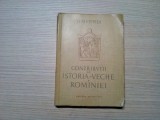 CONTRIBUTII LA ISTORIA VECHE A ROMANIEI - D. M. Pippidi (autograf) -1958, 340p.