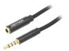 Cablu Audio Jack 3.5mm 4 pini 5m Negru, Vention