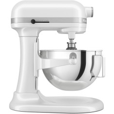Mixer cu bol KitchenAid 5KSM55SXXEWH 5.2L, 375 W, Model HEAVY DUTY, Alb