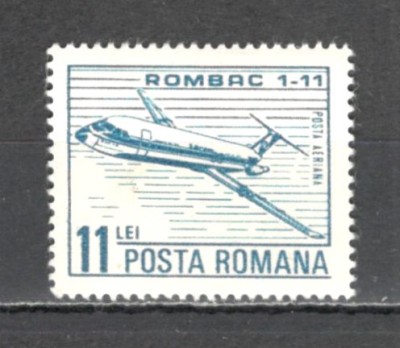 Romania.1983 Posta aerian-Avion Rombac 1-11 ZR.707 foto