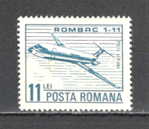 Romania.1983 Posta aerian-Avion Rombac 1-11 ZR.707