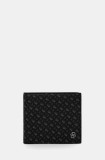 BOSS portofel de piele barbati, culoarea negru, 50536782