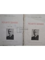 Radu R. Rosetti - Marturisiri, 2 vol. (Editia: 1940) foto