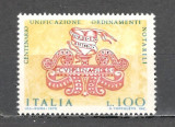 Italia.1975 100 ani Uniunea Notarilor SI.867, Nestampilat
