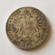 Austria - 1 Florin 1886 - Argint