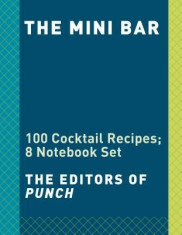 The Mini Bar: 100 Cocktail Recipes; 8 Notebook Set foto