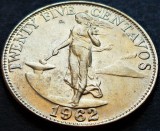 Cumpara ieftin Moneda exotica 25 CENTAVOS - FILIPINE, anul 1962 * cod 5152 = excelenta, Asia