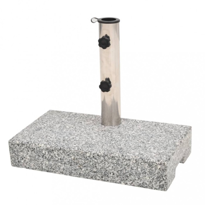 Gossi suport umbrela de soare granit dreptunghiular 25 kg