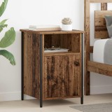 vidaXL Dulap de noapte Lemn vechi 40 x 42 x 60 cm Lemn compozit 881832