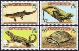 Insulele Cayman 1981 - Reptile, fauna, animale, serie neuzata