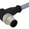 Conector HARTING M12 tată 12 pini unghi 90&deg; cablu 2m PVC