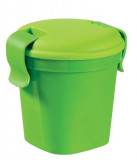 Cană Curver S Lunch&amp;amp;ampGo, 0,4L, verde moale, 11x11 cm