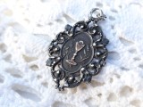 argint MEDALION POCALUL SFANT SFANTUL GRAL 1900 art nouveau FRANTA de colectie