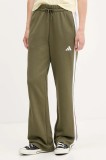 adidas pantaloni de trening culoarea verde, cu imprimeu, JX7708