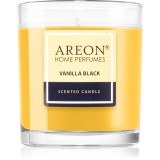 Areon Scented Candle Vanilla Black lum&acirc;nare parfumată 120 g