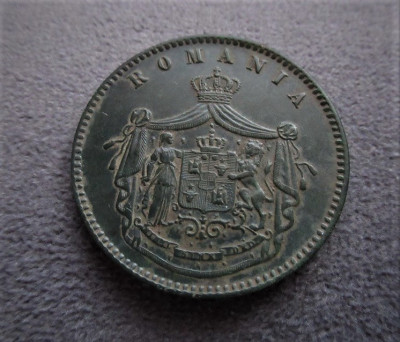 10 BANI 1867 Heaton, superba, patina, necuratat! foto