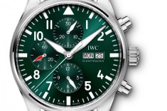 CEAS IWC PILOT - Ref. IW377726 - Chrono - Racing Green - Limited Edition !