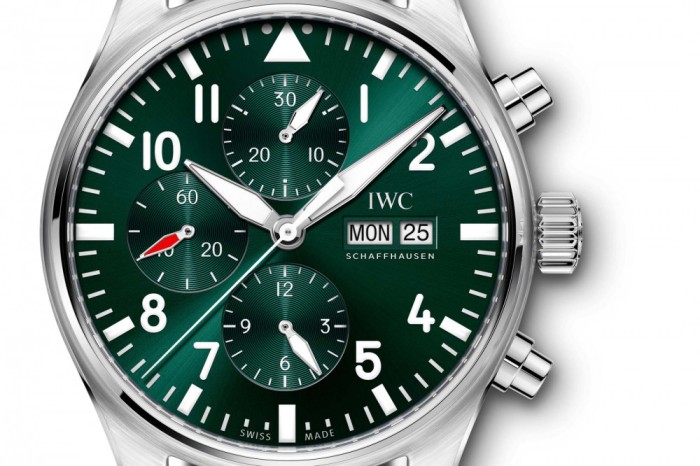 CEAS IWC PILOT - Ref. IW377726 - Chrono - Racing Green - Limited Edition !