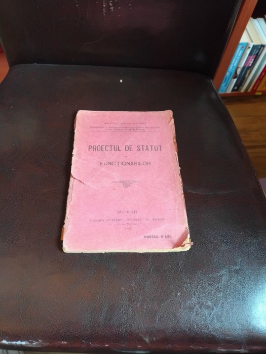 Proiectul de statut al funcționarilor - Asociatia functionarilor publici