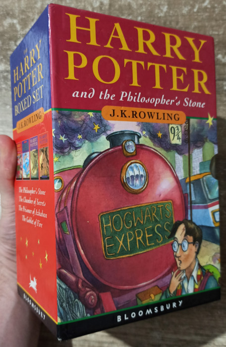 Harry Potter boxed set// primele 4 volume in limba engleza