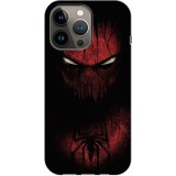 Husa compatibila cu Apple iPhone 13 Pro Max model Dark Spiderman, Silicon, TPU, Viceversa, Transparent, Carcasa