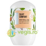 Deodorant Roll-On Natural pentru Femei pe Baza de Piatra de Alaun cu Unt de Shea si Jojoba Silky Comfort 50ml