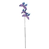 Cumpara ieftin Crenguta decorativa Fluturasi violet HG 10x10x65 cm