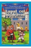 Cumpara ieftin Carte pentru copii: Lupul cel nazdravan si Fat-Frumos. Adaptare dupa Petre Ispirescu. Litere mari de tipar, ilustratii color