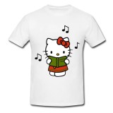 Tricou &quot; Hello Kitty musical notes &quot;