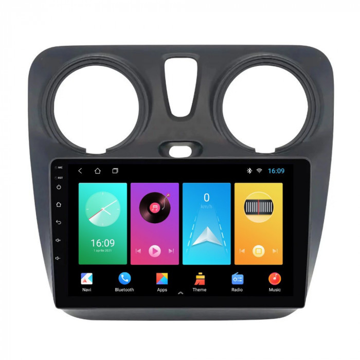 Navigatie dedicata cu Android Dacia Lodgy dupa 2012, 2GB RAM, Radio GPS Dual