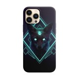 Husa compatibila cu Apple iPhone 14 Plus model Neon Fox, Silicon, TPU, Viceversa