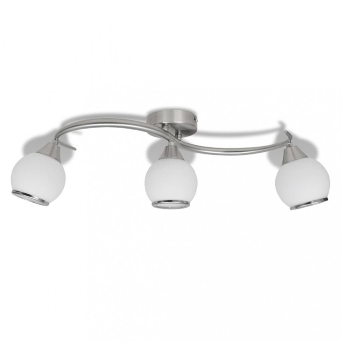 Candelabru cu cristale, design cromat